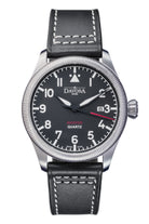 Aviator Quartz Swiss-Made Black Men's Dress Watch 16249855 Pilot Davosa USA Official Distributor. Prices are Final. Tax & duties included.