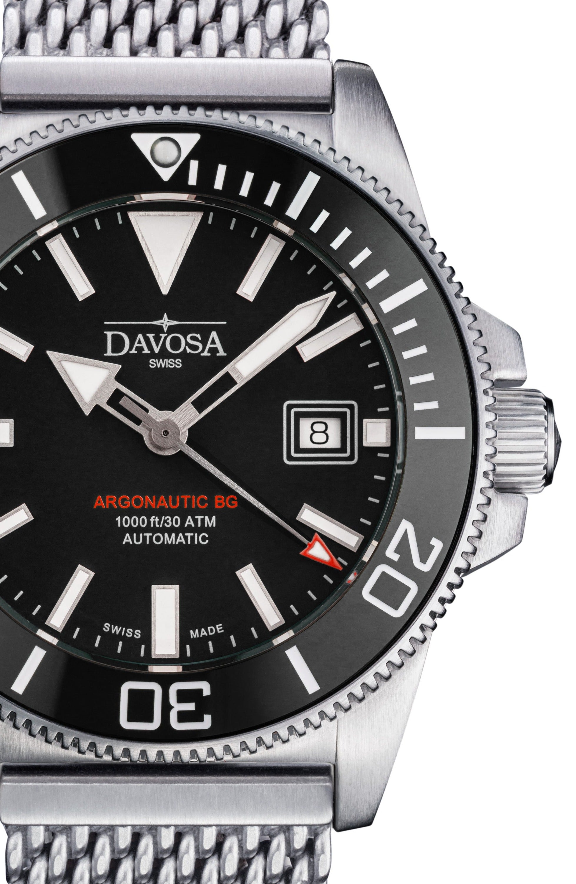 Argonautic BG Automatic 300m Black Men's Diver Watch 16152822 Diver Davosa USA Official Distributor. Prices are Final. Tax & duties included.   