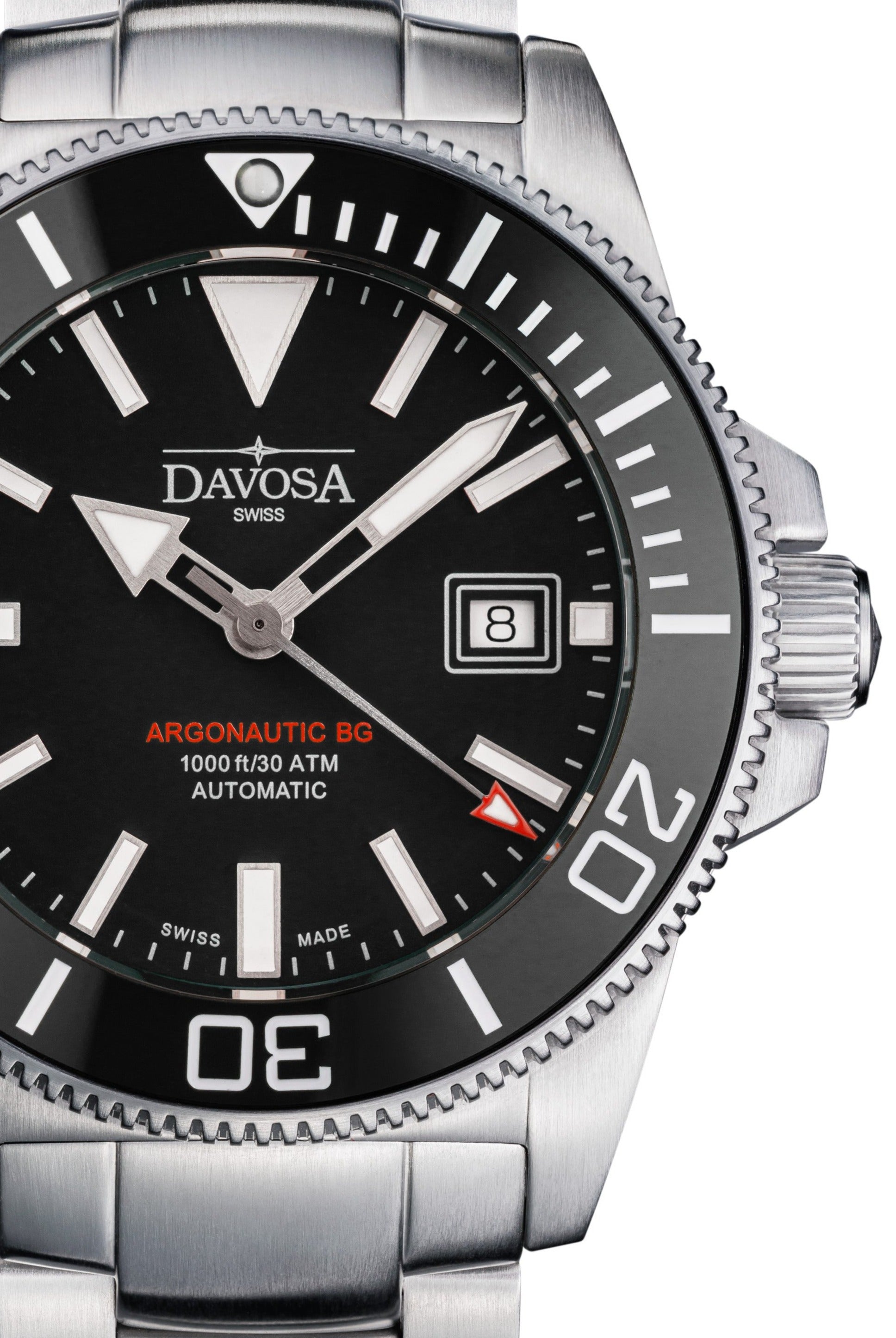 Argonautic BG Automatic 300m Black Men's Diver Watch 16152820 Diver Davosa USA Official Distributor. Prices are Final. Tax & duties included.   