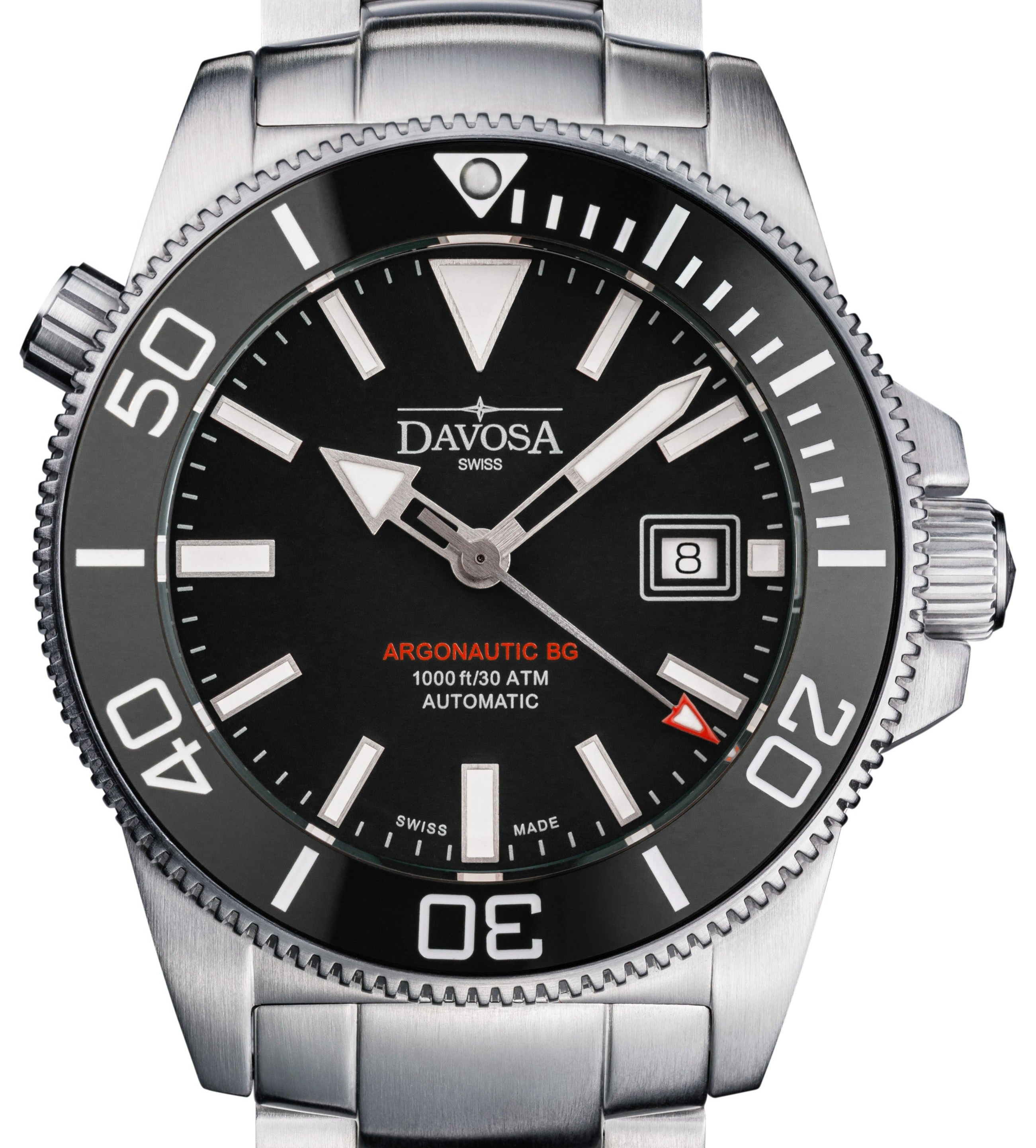 Argonautic BG Automatic 300m Black Men's Diver Watch 16152820 Diver Davosa USA Official Distributor. Prices are Final. Tax & duties included. 43mm Black TriaLink