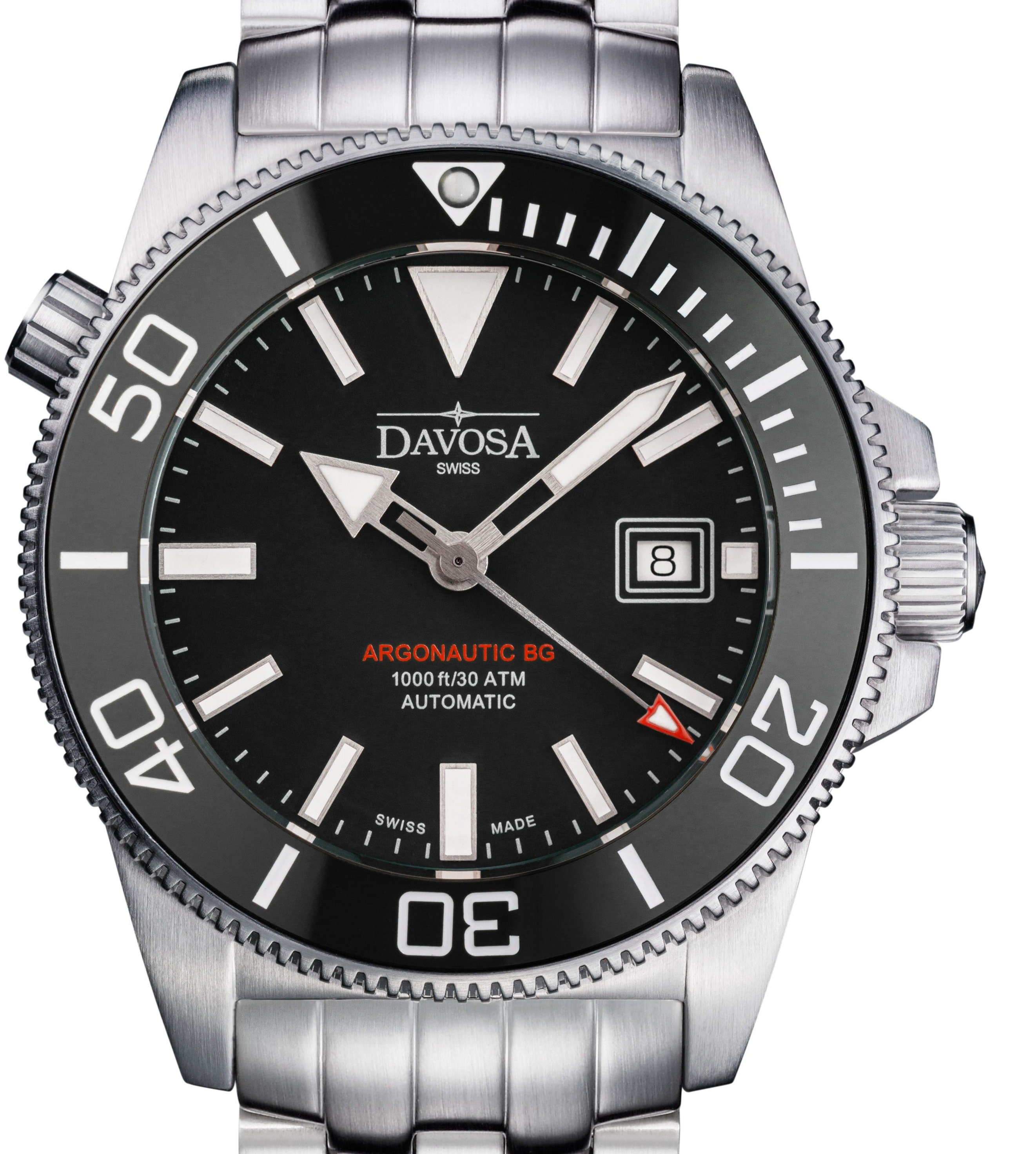 Argonautic BG Automatic 300m Blue Men's Diver Watch 16152802 Diver Davosa USA Official Distributor. Prices are Final. Tax & duties included. 43mm Black- PentaLink