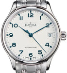 Classic Automatic Swiss-Made White Blue Executive Watch 16618811 Classic Davosa USA Official Distributor. Prices are Final. Tax & duties included. 40mm White-Blue PentaLink