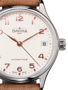 Classic Vegan Automatic Swiss-Made White Bronze Executive Watch 16618866V Executive Davosa USA Official Distributor. Prices are Final. Tax & duties included.   