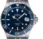 Ternos Medium Automatic Swiss-Made Blue Diving Watch Diver DAVOSA Swiss PentaLink