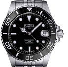 Ternos Medium Automatic Swiss-Made Black Diving Watch Diver DAVOSA Swiss PentaLink