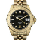 Ternos Medium Automatic Golden Diving Watch 16619805 Diver Davosa USA Official Distributor. Prices are Final. Tax & duties included. 43mm Black-Gold PentaLink