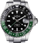 Ternos Ceramic Automatic GMT Swiss-Made Black Green Diving Watch 16159070 GMT Davosa USA Official Distributor. Prices are Final. Tax & duties included. 40mm Green TriaLink