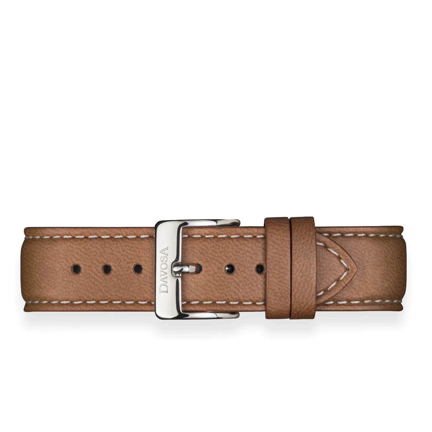 Davosa Vegan Leather Blue 16/20mm 169.457.45 Straps Davosa USA Official Distributor. Prices are Final. Tax & duties included. 16mm Brown Leather