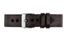 Vintage pale black calfskin leather strap 16950055