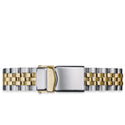 Ternos Ceramic Pentalink Two Tone Gold 20mm 169.555.30 bracelet Davosa USA Official Distributor. Prices are Final. Tax & duties included. 20mm Silver-Gold Stainless steel