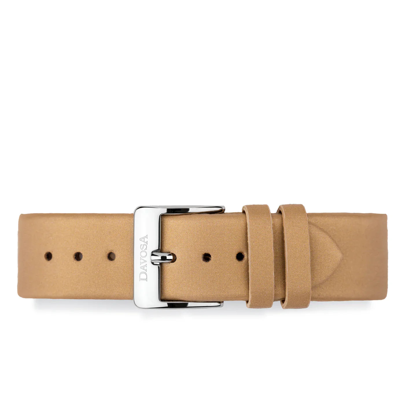 Davosa Calfskin Leather Satin Gold 20mm 169.557.35 Straps Davosa USA Official Distributor. Prices are Final. Tax & duties included. 20mm Gold Leather