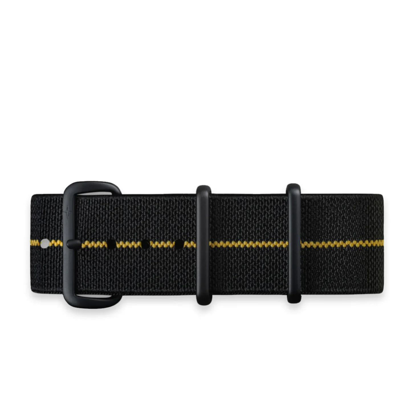 Davosa Nylon Black/Yellow 22mm 169.589.65 Straps Davosa USA Official Distributor. Prices are Final. Tax & duties included. 22mm Black Nylon