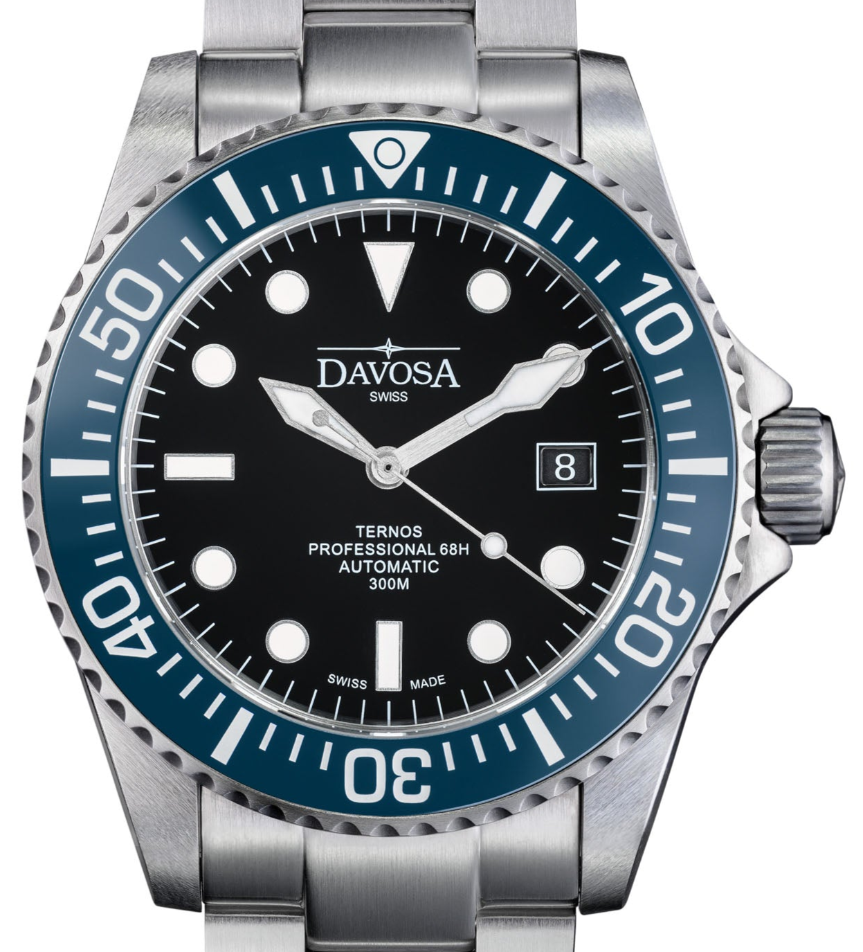 Ternos Professional 68h Automatic 300m Black Blue Green Diving Watch Collection Diver Davosa USA Official Distributor. Prices are Final. Tax & duties included. 42mm Batman TriaLink