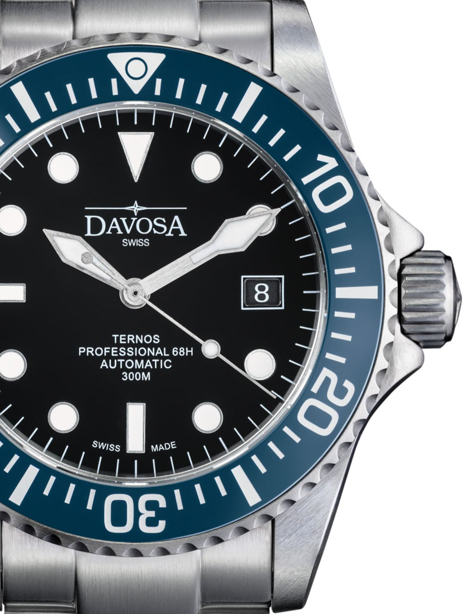 Ternos Professional 68h Automatic 300m Black Blue Green Diving Watch Collection Diver Davosa USA Official Distributor. Prices are Final. Tax & duties included.   