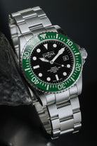 Ternos Professional 68h Automatic 300m Black Blue Green Diving Watch Collection Diver Davosa USA Official Distributor. Prices are Final. Tax & duties included.   