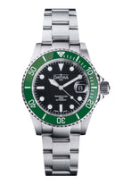 Ternos Diver Automatic 200m Swiss-Made Green and Black Unisex Diver Watch 161.552.70 With Loupe Diver Davosa USA Official Distributor. Prices are Final. Tax & duties included.