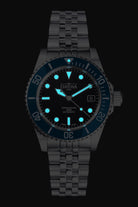 Ternos Diver Automatic 200m Swiss-Made Blue Unisex Diver Watch 161.550.04 No Loupe with Pentalink bracelet Diver Davosa USA Official Distributor. Prices are Final. Tax & duties included.