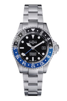DAVOSA Ternos GMT 40mm Automatic - Swiss Made Dual Time Zone Diver’s Watch GMT Davosa USA Official Distributor. Prices are Final. Tax & duties included. Black-Blue Trialink Without Loupe