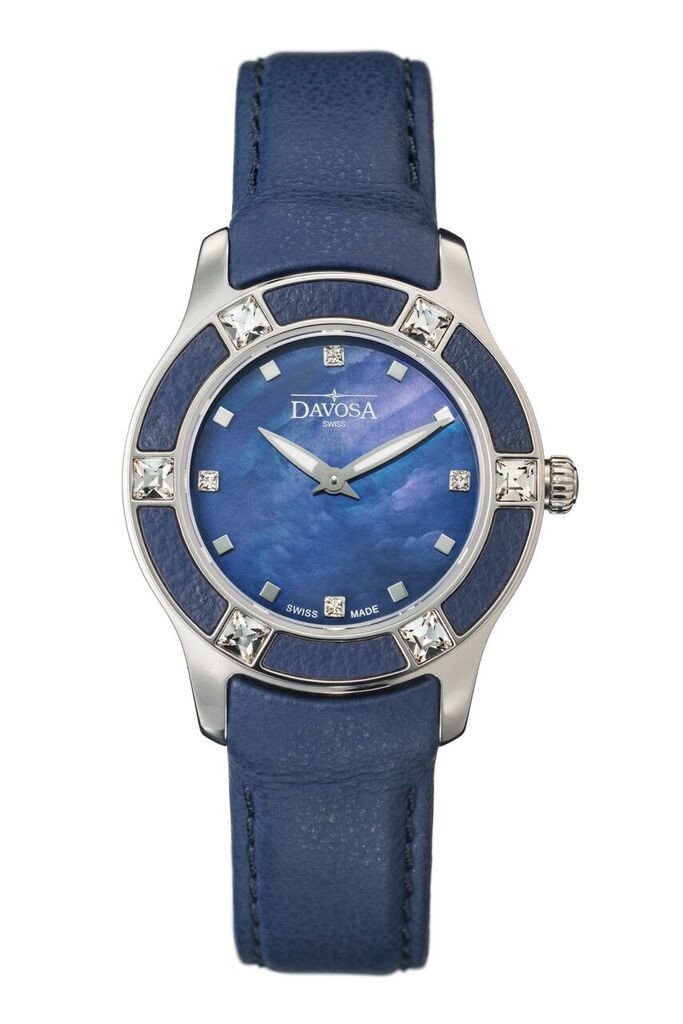 Irisea Quartz Swiss-Made Blue Blue Ladies Watch 16756745 Ladies Davosa USA Official Distributor. Prices are Final. Tax & duties included.   