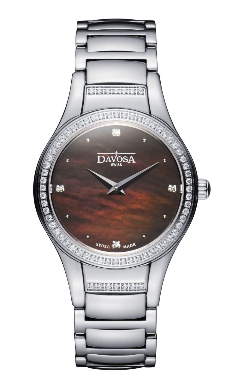 Lunastar Quartz Swiss-Made Silver Ladies Watch 16857365 Ladies Davosa USA Official Distributor. Prices are Final. Tax & duties included.   