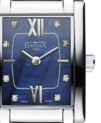 Memory Quartz Swiss-Made Blue Ladies Watch 16857255 Ladies Davosa USA Official Distributor. Prices are Final. Tax & duties included.   