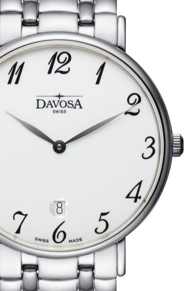 Pianos II Quartz Swiss-Made White Executive Watch 16347626 Executive Davosa USA Official Distributor. Prices are Final. Tax & duties included.   