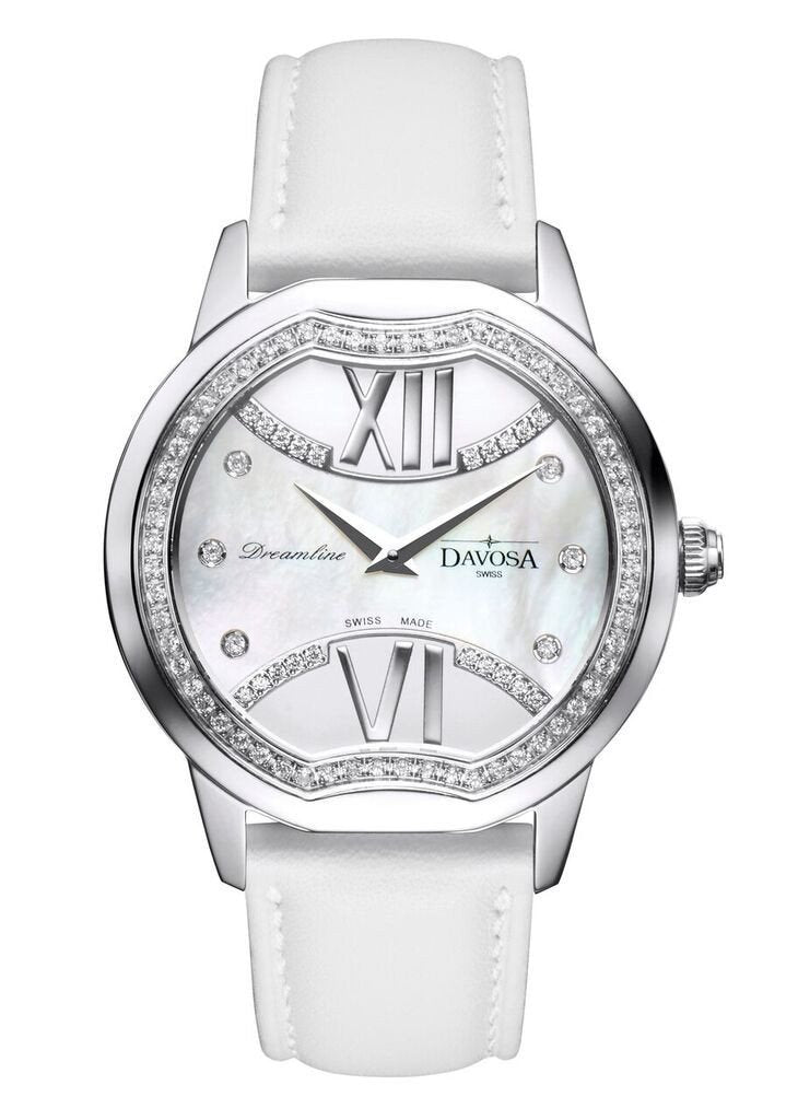 Dreamline II Quartz Swiss-Made Silver Gray Ladies Watch 16755925 Ladies Davosa USA Official Distributor. Prices are Final. Tax & duties included.   