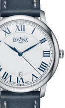 Amaranto Quartz Swiss-Made White Blue Executive Watch 16756122 Executive Davosa USA Official Distributor. Prices are Final. Tax & duties included. 31mm White-Silver Leather