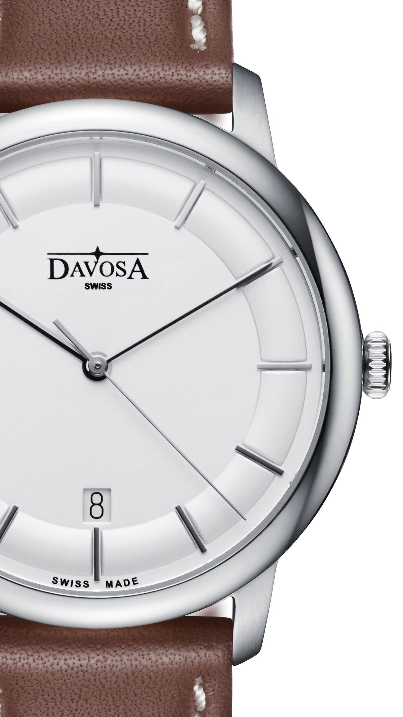 Amaranto Quartz Swiss-Made White Executive Watch 16248015 Executive Davosa USA Official Distributor. Prices are Final. Tax & duties included.   