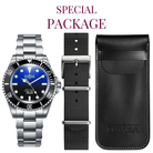Faded Blue Seahorse - black super value bundle package Watches Davosa USA Official Distributor. Prices are Final. Tax & duties included.