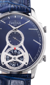 CUORE² Quartz Swiss-Made 5ATM Blue Executive Watch 16249744 Executive Davosa USA Official Distributor. Prices are Final. Tax & duties included.   