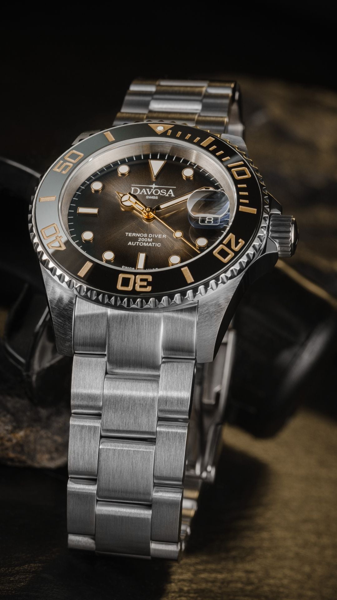 Ternos Ceramic Automatic 200m Swiss-Made Eagle Bay Unisex Diver Watch 16155560 Limited Edition Diver Davosa USA Official Distributor. Prices are Final. Tax & duties included.