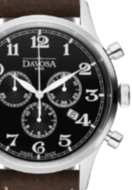 Heritage Quartz Chronograph Black Brown Executive Watch 16247956 Chronograph Davosa USA Official Distributor. Prices are Final. Tax & duties included.   