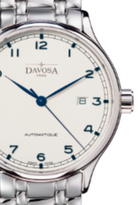 Classic Automatic Swiss-Made White Blue Executive Watch 16145611 Classic Davosa USA Official Distributor. Prices are Final. Tax & duties included.   