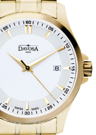 Classic Quartz Swiss-Made White Golden Executive Watch 16347915 Classic Davosa USA Official Distributor. Prices are Final. Tax & duties included.   