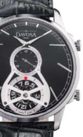 CUORE² Quartz Swiss-Made 5ATM Black Executive Watch 16249754 Executive Davosa USA Official Distributor. Prices are Final. Tax & duties included.   