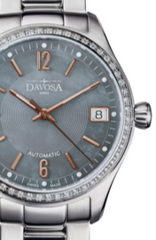 Newton Automatic Swiss-Made Grey Bronze Tone Ladies Watch 16619355 Ladies Davosa USA Official Distributor. Prices are Final. Tax & duties included.   