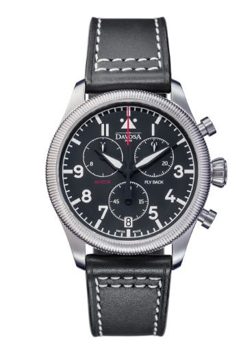 Aviator Fly Back Quartz Chronograph Black Men's Pilot Watch 16249955 Pilot Davosa USA Official Distributor. Prices are Final. Tax & duties included.   