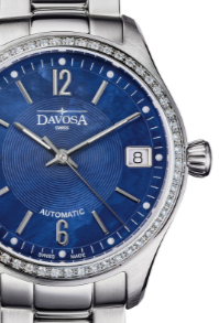 Newton Automatic Swiss-Made Blue Ladies Watch 16619140 Ladies Davosa USA Official Distributor. Prices are Final. Tax & duties included.   