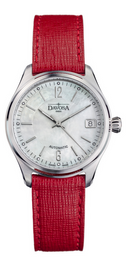 Newton Automatic Swiss-Made White Red Ladies Watch 16619019 Ladies Davosa USA Official Distributor. Prices are Final. Tax & duties included.   