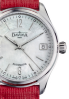 Newton Automatic Swiss-Made White Red Ladies Watch 16619019 Ladies Davosa USA Official Distributor. Prices are Final. Tax & duties included.   