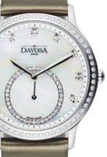 Audrey Quartz Swiss-Made White Pearl Ladies Dress Watch 16755725 Ladies Davosa USA Official Distributor. Prices are Final. Tax & duties included.   