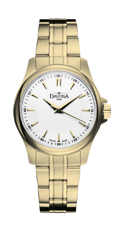 Classic Quartz Swiss-Made Gold-Tone Executive Watch 16858915 Classic Davosa USA Official Distributor. Prices are Final. Tax & duties included.   