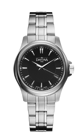 Classic Quartz Swiss-Made Black Executive Watch 16858755 Classic Davosa USA Official Distributor. Prices are Final. Tax & duties included.   