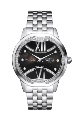 Dreamline II Quartz Swiss-Made Black Diamond Ladies Watch 16857655 Ladies Davosa USA Official Distributor. Prices are Final. Tax & duties included.   