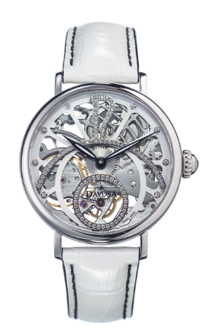 Grande Diva Mechanical Swiss-Made Skeleton White Ladies Watch 16550010 Ladies Davosa USA Official Distributor. Prices are Final. Tax & duties included.   