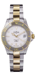 Ternos Medium Automatic Swiss-Made White Gold Diver Watch 16619720 OUTLET Diver Davosa USA Official Distributor. Prices are Final. Tax & duties included.   