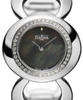 Vintage 60s Quartz Silver Black Ladies Watch 16857050