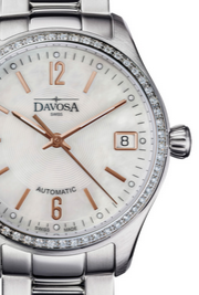 Newton Automatic Swiss-Made Rose Gold White Ladies Watch 16619315 Ladies Davosa USA Official Distributor. Prices are Final. Tax & duties included.   