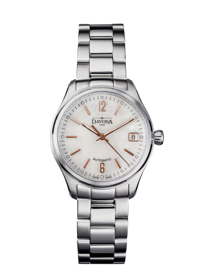 Newton Automatic Swiss-Made White Bronze Tone Ladies Watch 16619215 Ladies Davosa USA Official Distributor. Prices are Final. Tax & duties included.   